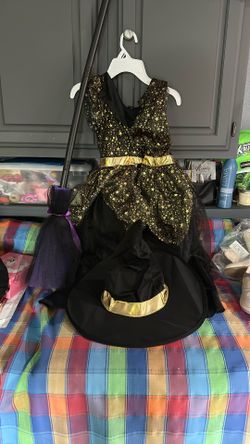 Girls Size 7 Witch Costume