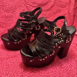 Sugar Thrillz Butterfly Platform Heels