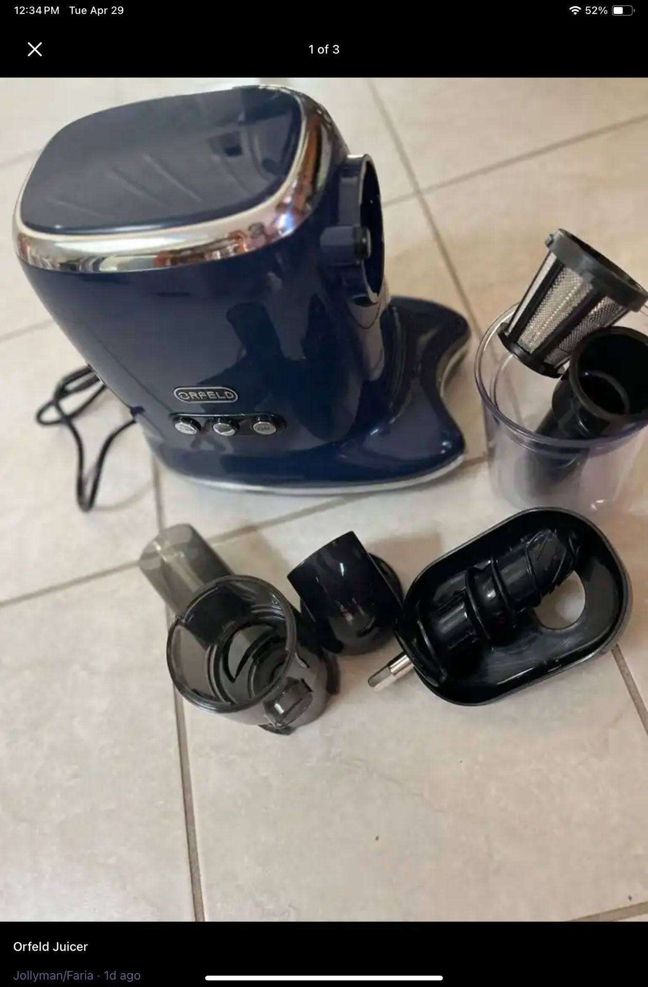 Cold Pressed Juicer