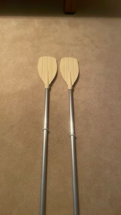 Large aluminum oars