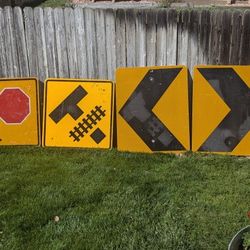 Retired Highway Signs, Large, Heavy 