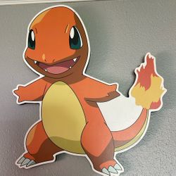 Pokémon Charmander Wood Wall Decor