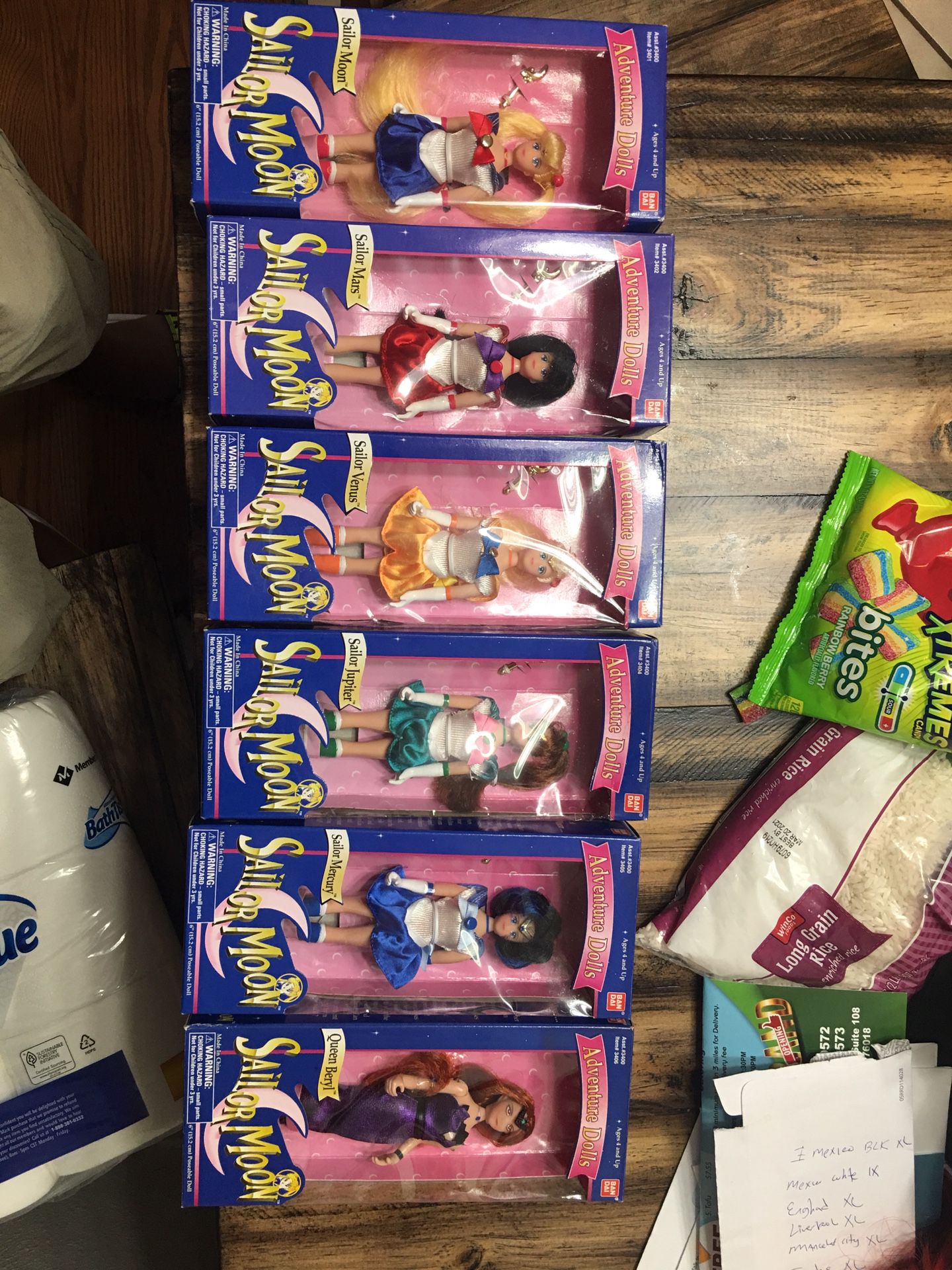 Sailor moon dolls