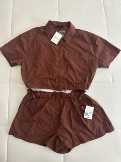 New with Tags Forever 21 Woven Top and Matching Dhorts