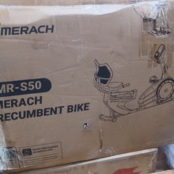 Merach MR-S50 RECUMBENT BIKE.  NEW IN BOX.  NEVER BEEN USED.  90 DAYS WARRANTY 