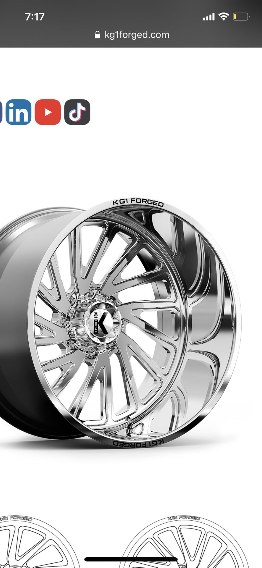 Kg1 forged rims 26s 24s 8x170 8x180 8x165