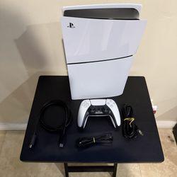 PlayStation 5 Sony PlayStation 5 Slim Digital Edition PS5 1TB White Console Gaming System Used Once