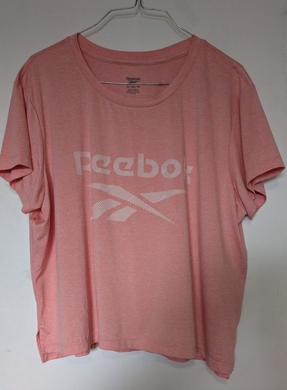 Women's Reebok Lined Lockup Glow T-Shirt