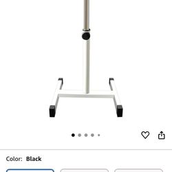 Pedicure Foot Rest,Adjustable Height Pedicure Stool,Pedicure Stand for Home Salon,Tattoo,Nail Tech(Black)