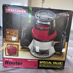 NEW Craftsman Router
