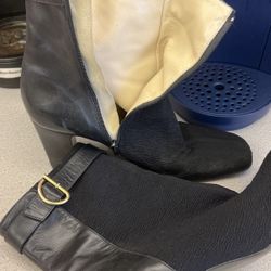 Beautiful Black Leather Boots