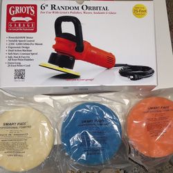 Griot's 6 " Random Orbital Buffer with 25 ft. Cord. Never opened. With 3 pads.
150.00