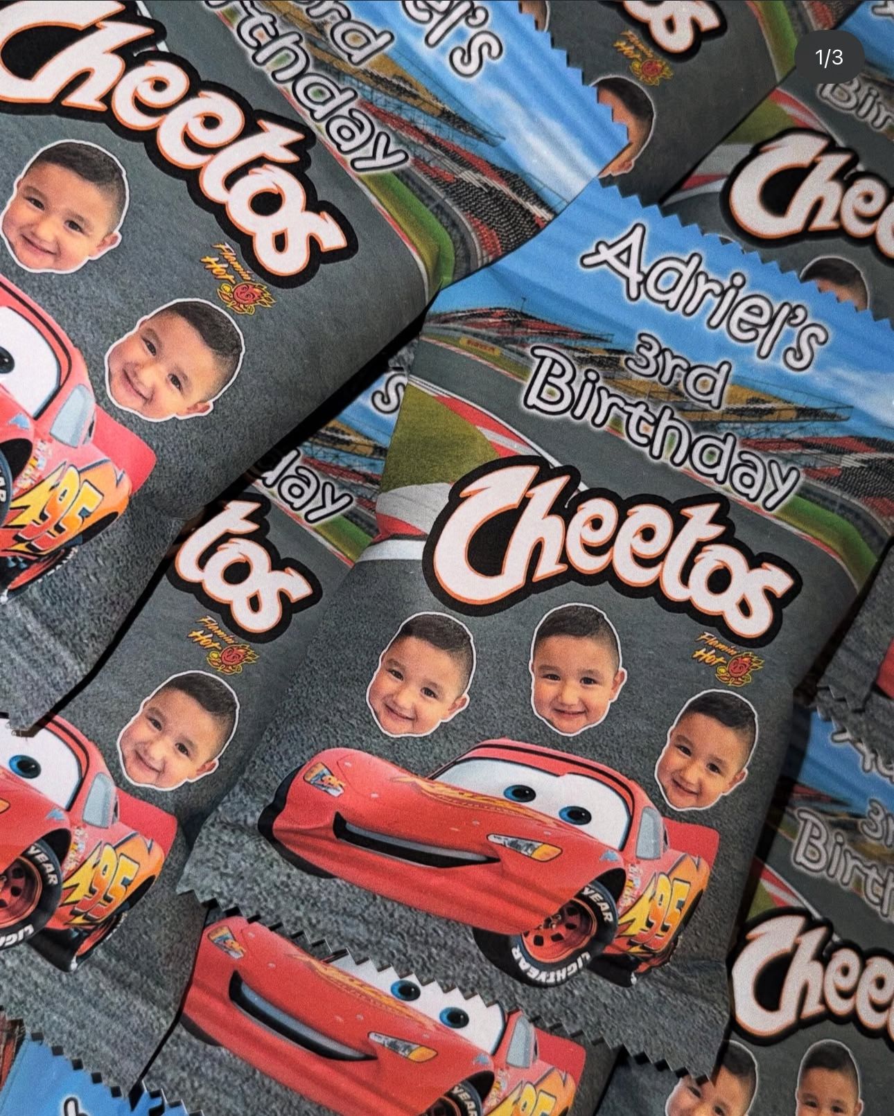 cars custom chip bags