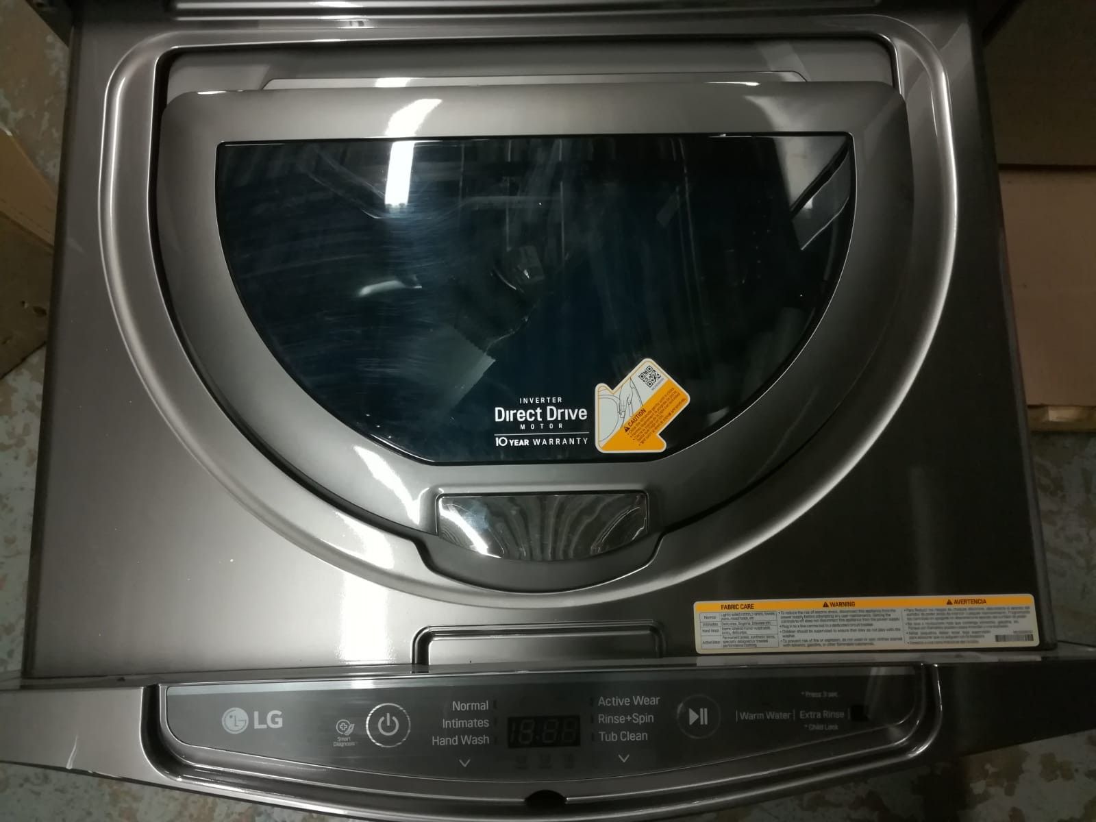Costco-LG -1.0 cu. ft. SideKick Pedestal Washer - WD100CK