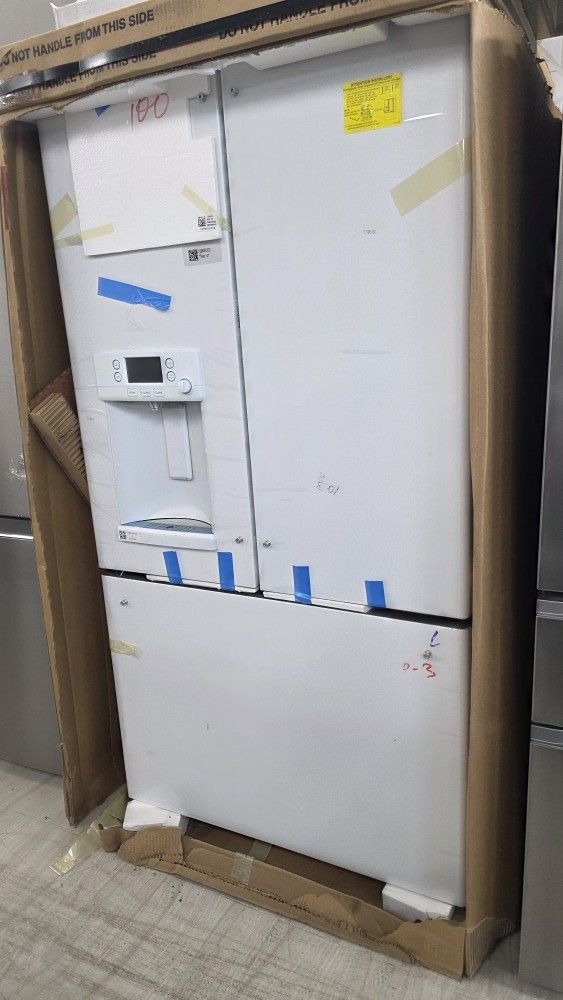 Brand Ne Ge Cafe Matte White French Door Refrigerator