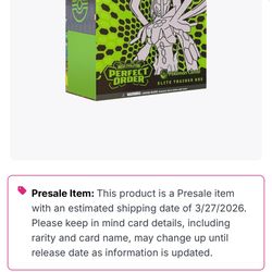 Pokemon Center Perfect Order 