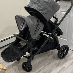 City Select 2 Double Stroller + Deluxe Pram Bassinet