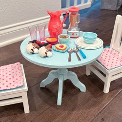 American Girl Table/Chair Set