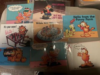 Garfield postcards $2 or 3 for $5