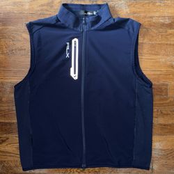 RLX Ralph Lauren Men’s Navy Blue Vest Size XL 