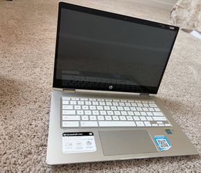 HP Chromebook x360 with cracked screen