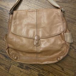 All Leather Messenger Bag Liz Clairborne Vintage 