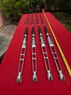 X-Generation Custom Built 50-80 lb. 6’6” Trolling Rods - $395 Each.