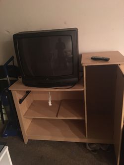 Baby changing table and 27 inch tv