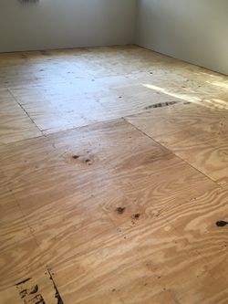 Wood deck
