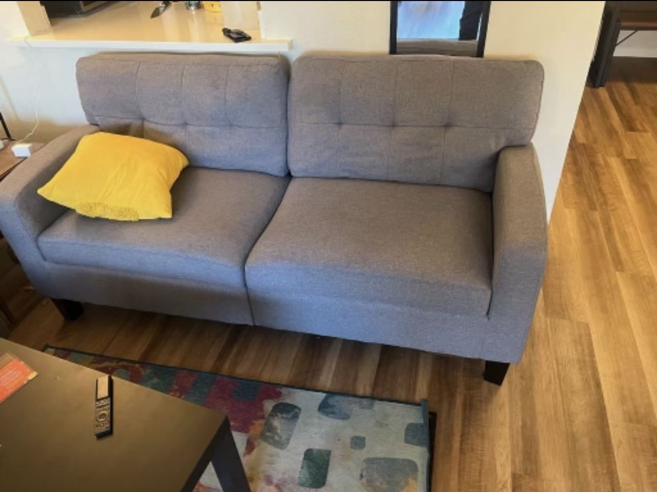 Grey Love Seat Couch $290