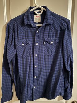 Mens Levis Button Up Shirt 