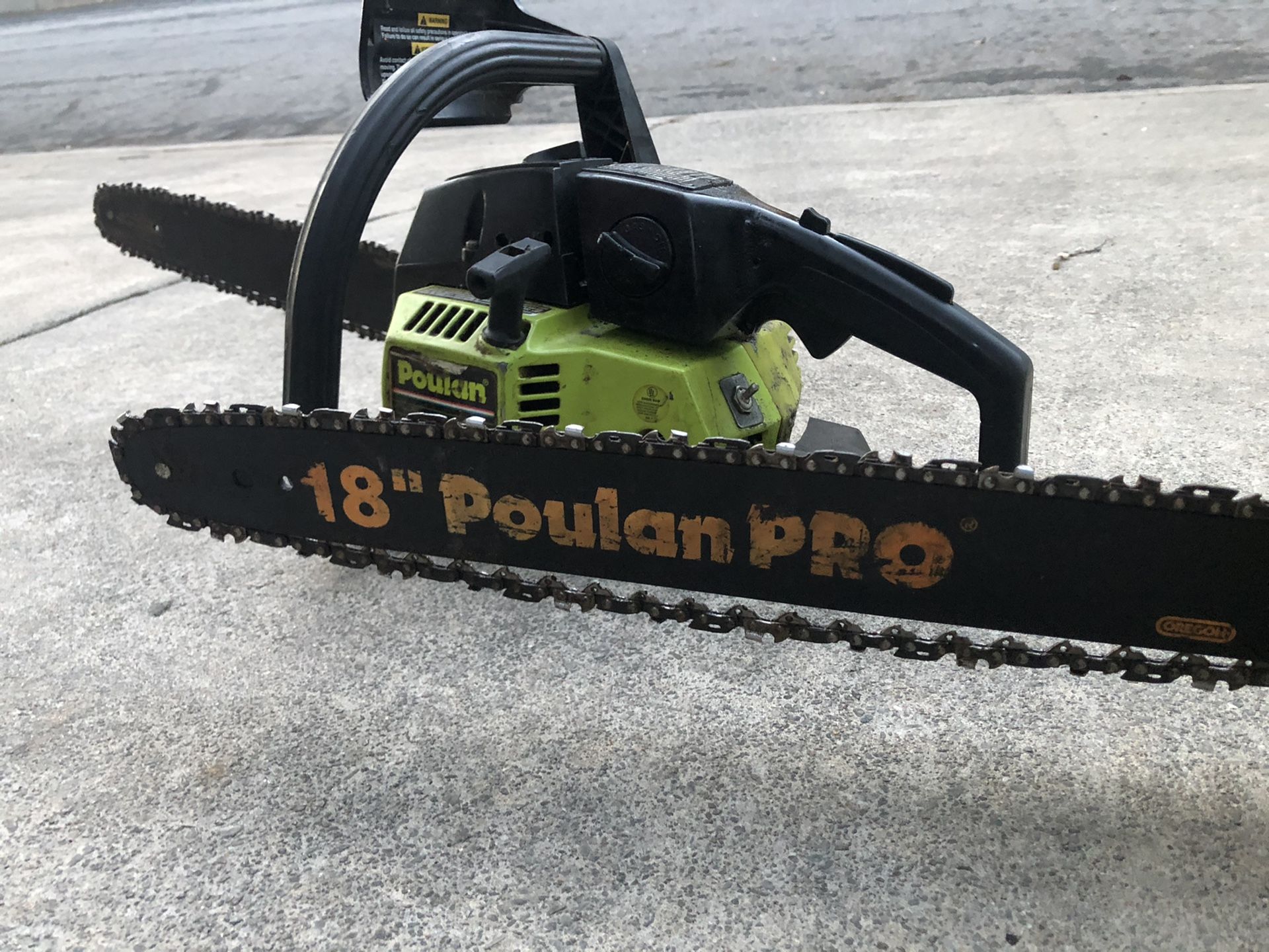 Poulan 2400 deals woodmaster chainsaw