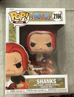 One Piece Shanks Funko Pop! Vinyl Figure Plus #2166