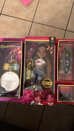 Rainbow high drummer rockstar doll