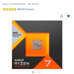 AMD RYZEN 7 7800X3D