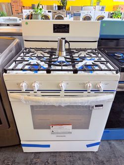 Frigidaire white stone no credit needed