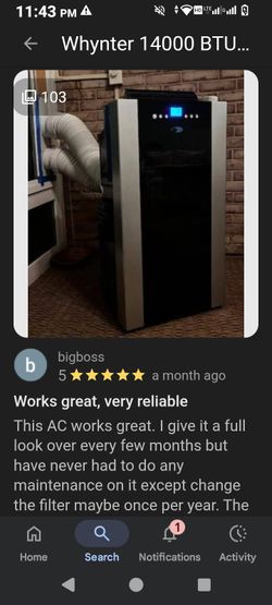 Whynter 14000 Portable Air Conditioner