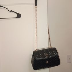 Guess Black Quilted Crossbody Bag