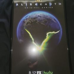 Alien Earth Framed Poster FX Hulu 
