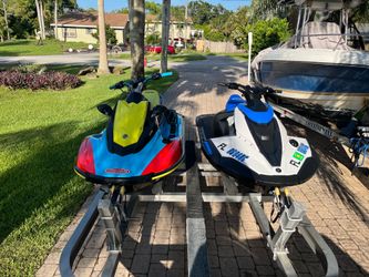 PAIR 2026 Yamaha Jet blaster & 2023 Jet blaster 1 hours & 50 hours. Titles. Aluminum trailer registration. Cover. Ready for the water