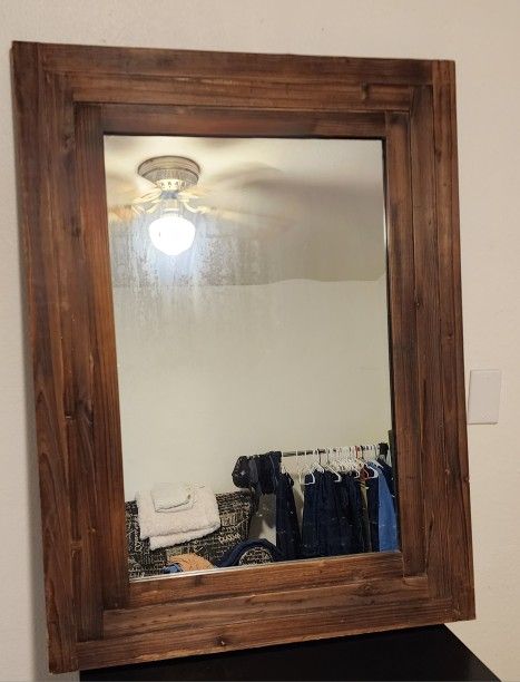 Wood Mirror