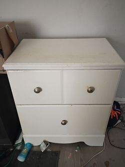 White side table