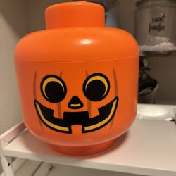 Pumpkin Lego Storage