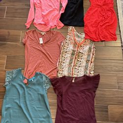 Lot Of Women’s Size Small Tops And Dress 