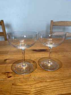 Pair of Ketel One Vodka Branded Cocktail Coupe Glasses – Set of 2
