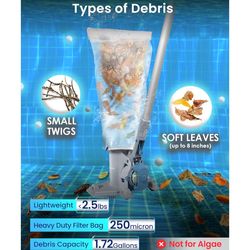 KOKIDO Rechargeable Pool Leaf Vacuum Cleaner