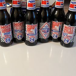 1992 Richard Petty Pepsi Cola Long Necks With Carrier 