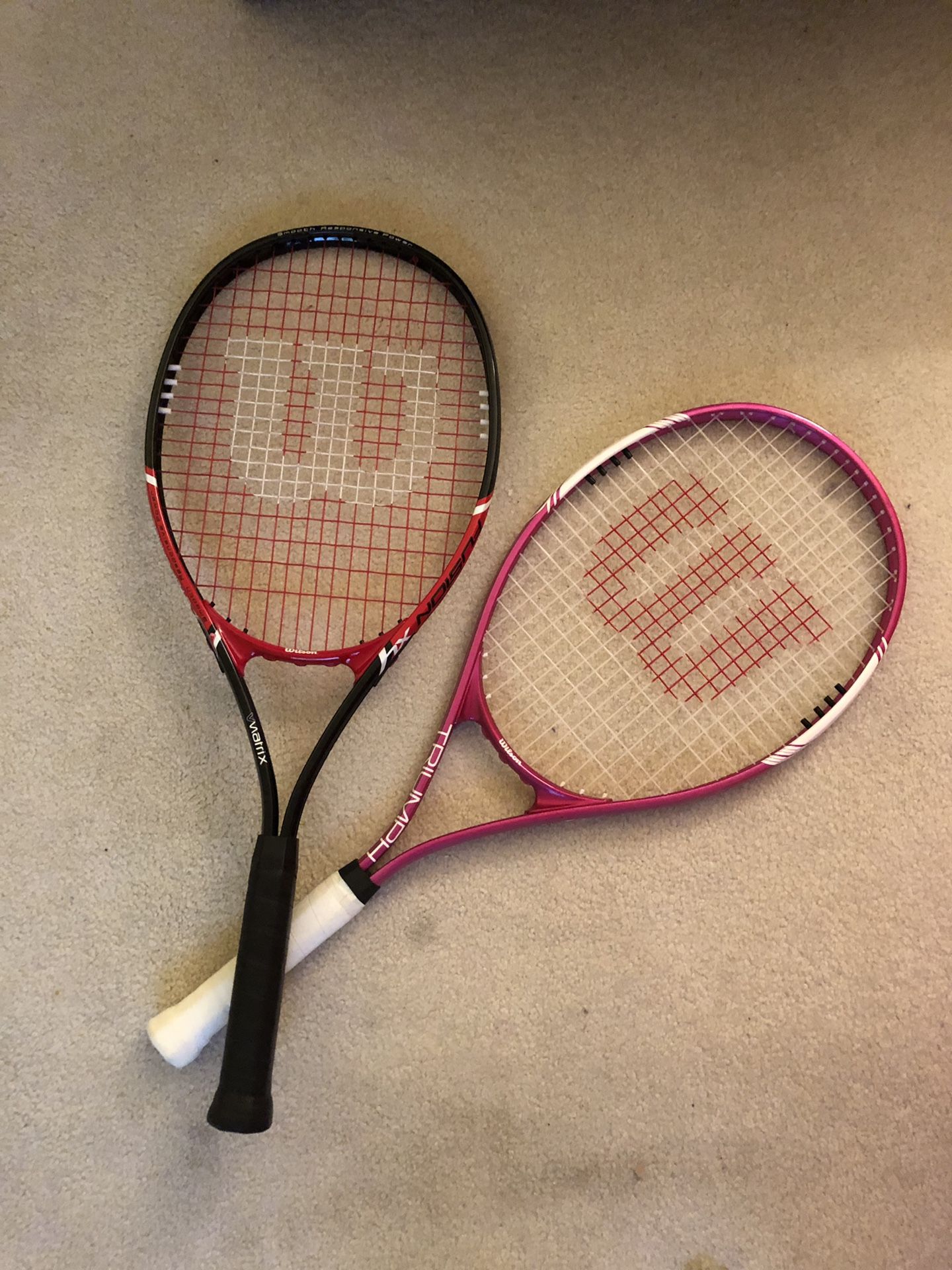 Two tennis rackets