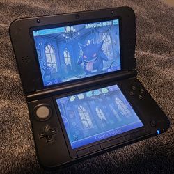 Nintendo 3ds XL Blue Custom Video Game Console Mod-bbed