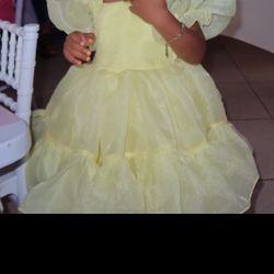 Yellow Birthday Dress 